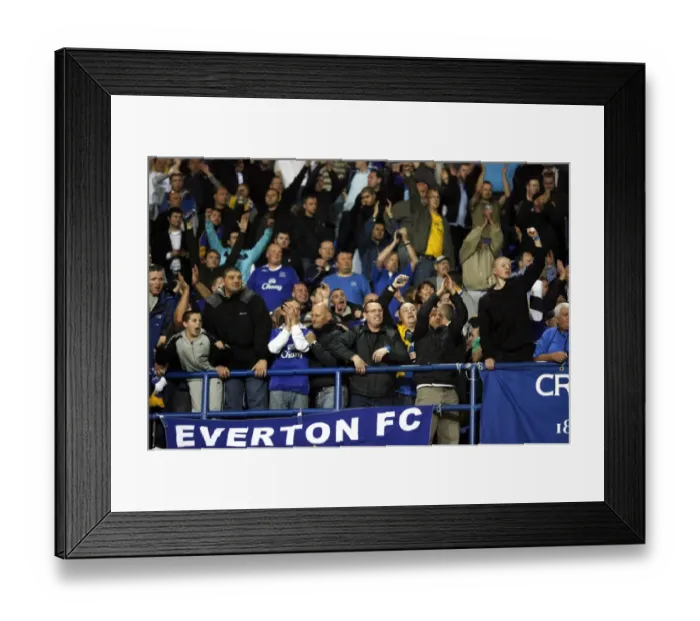 Framed Print : Everton's Ukrainian Triumph: Metalist Kharkiv vs Everton, UEFA Cup Second Leg