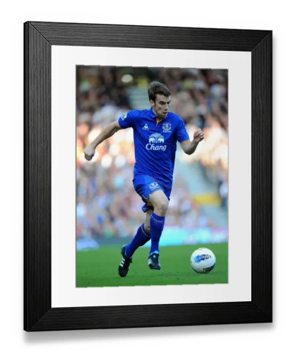 Framed Print : Seamus Coleman in Action: Everton vs. Fulham, Premier League (2011) - Craven Cottage Framed Print : Seamus Coleman in Action: Everton vs. Fulham, Premier League (2011) - Craven Cottage