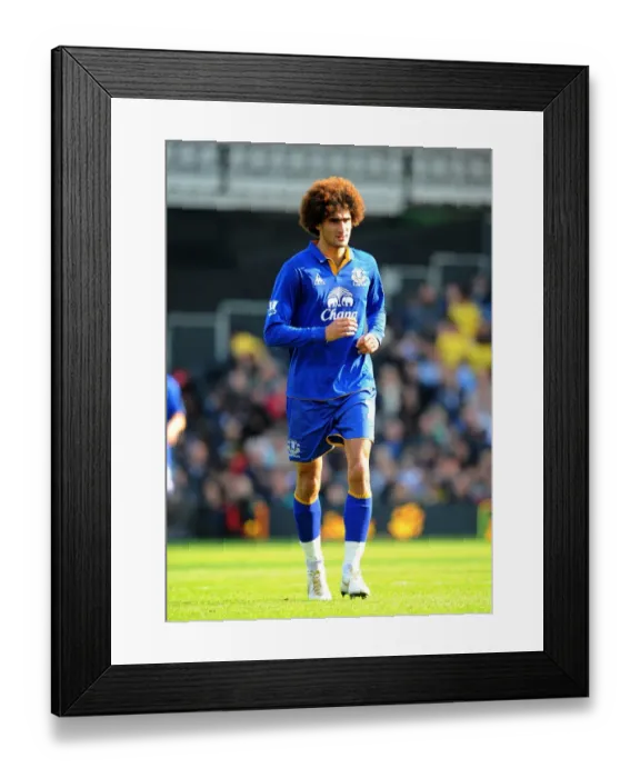 Framed Print : Marouane Fellaini: Thunderous Performance at Craven Cottage - Everton vs. Fulham, Barclays Premier League (23 October 2011) Framed Print : Marouane Fellaini: Thunderous Performance at Craven Cottage - Everton vs. Fulham, Barclays Premier League (23 October 2011)