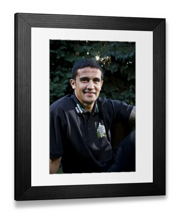 Framed Print : Tim Cahill's Everton Glory: A Legendary Footballer's Memorable Photocall Moment Framed Print : Tim Cahill's Everton Glory: A Legendary Footballer's Memorable Photocall Moment