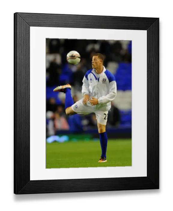 Framed Print : Ross Barkley's Debut: Everton's Historic Upset of Chelsea in the Carling Cup (2011)