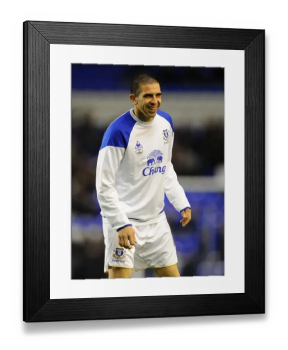 Framed Print : Denis Stracqualursi's Carling Cup Upset: Everton vs Chelsea at Goodison Park (4th Round, 26 October 2011)