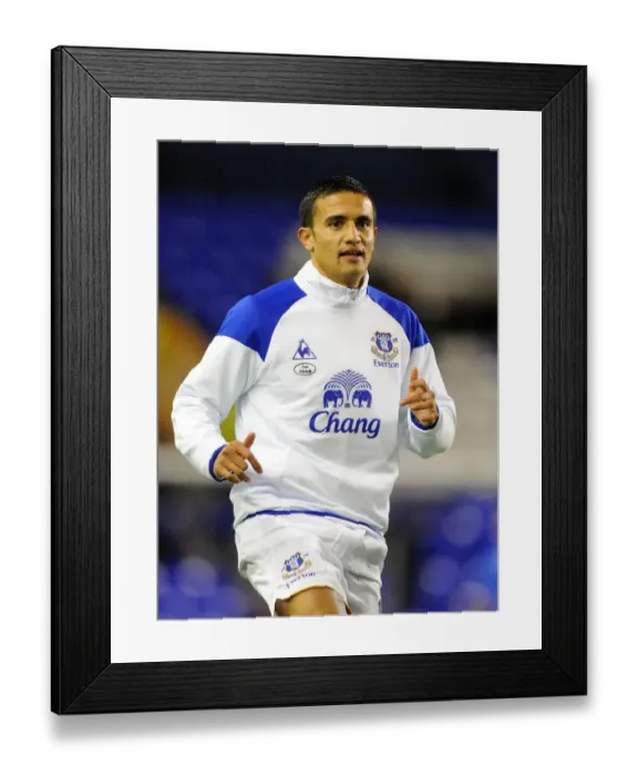 Framed Print : Tim Cahill's Thunderbolt: Everton's Shocking Carling Cup Victory Over Chelsea (26 October 2011) Framed Print : Tim Cahill's Thunderbolt: Everton's Shocking Carling Cup Victory Over Chelsea (26 October 2011)