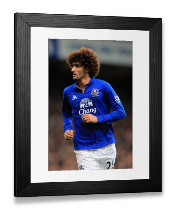 Framed Print : Marouane Fellaini, Everton Framed Print : Marouane Fellaini, Everton