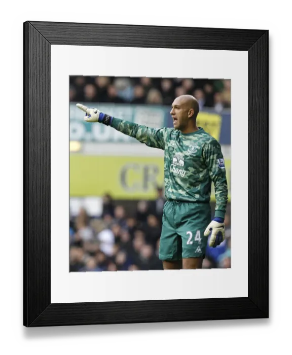 Framed Print : Tim Howard's Heroic Save: Everton vs Manchester United, Barclays Premier League (29 October 2011, Goodison Park) Framed Print : Tim Howard's Heroic Save: Everton vs Manchester United, Barclays Premier League (29 October 2011, Goodison Park)
