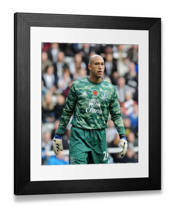 Framed Print : Tim Howard in Action: Everton vs. Newcastle United, Barclays Premier League (November 2011) Framed Print : Tim Howard in Action: Everton vs. Newcastle United, Barclays Premier League (November 2011)