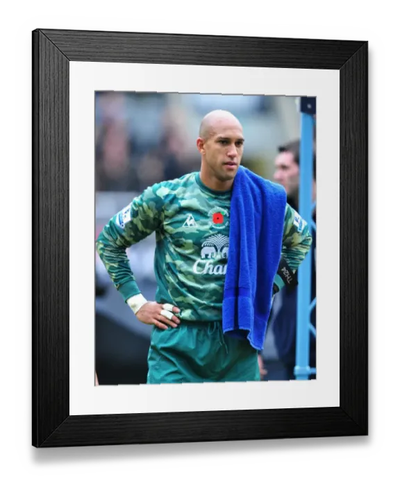 Framed Print : Everton's Tim Howard in Action: Premier League Clash at Newcastle United's St. James Park (November 2011) Framed Print : Everton's Tim Howard in Action: Premier League Clash at Newcastle United's St. James Park (November 2011)
