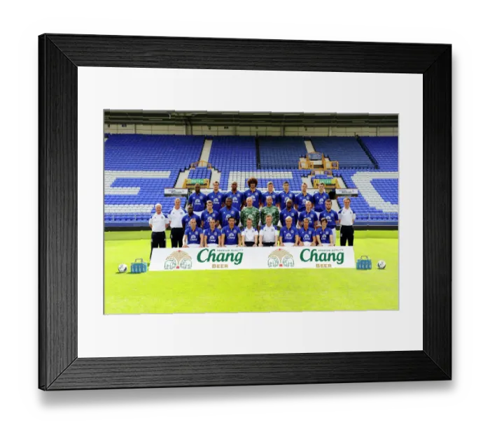 Framed Print : Official Everton 2011-12 Squad Photo Framed Print : Official Everton 2011-12 Squad Photo