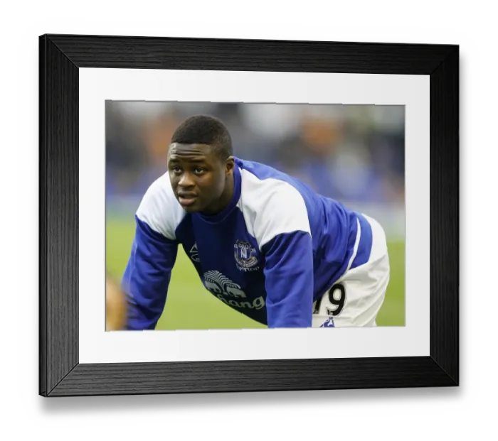 Framed Print : Magaye Gueye's Focus: Everton's Pre-Match Warm-Up vs. Wolverhampton Wanderers (BPL, 19 November 2011) Framed Print : Magaye Gueye's Focus: Everton's Pre-Match Warm-Up vs. Wolverhampton Wanderers (BPL, 19 November 2011)