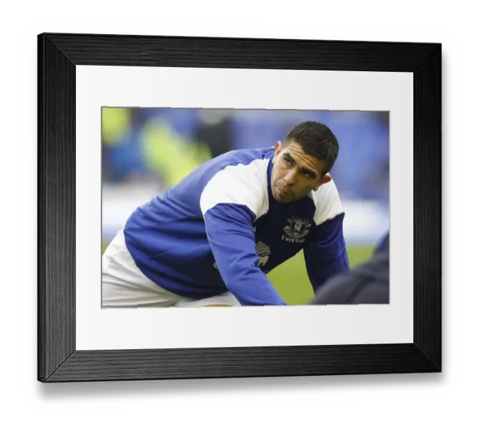 Framed Print : Denis Stracqualursi Scores the Dramatic Winning Goal for Everton Against Wolverhampton Wanderers at Goodison Park (19 November 2011) Framed Print : Denis Stracqualursi Scores the Dramatic Winning Goal for Everton Against Wolverhampton Wanderers at Goodison Park (19 November 2011)