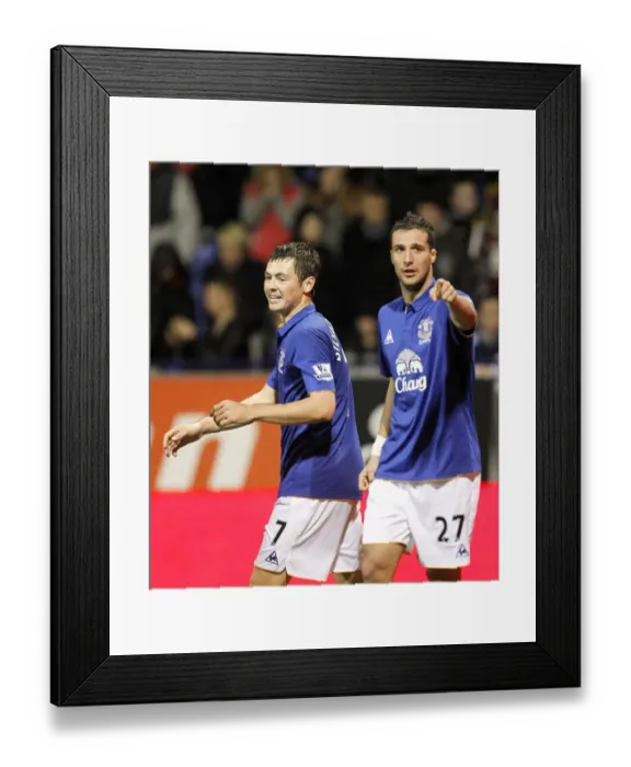 Framed Print : Everton's Apostolos Vellios Scores His Second Goal Against Bolton Wanderers in Premier League (November 2011) Framed Print : Everton's Apostolos Vellios Scores His Second Goal Against Bolton Wanderers in Premier League (November 2011)