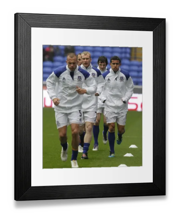Framed Print : Everton FC: Pre-Match Warm-Up at Reebok Stadium vs. Bolton Wanderers (November 26, 2011, Barclays Premier League) Framed Print : Everton FC: Pre-Match Warm-Up at Reebok Stadium vs. Bolton Wanderers (November 26, 2011, Barclays Premier League)