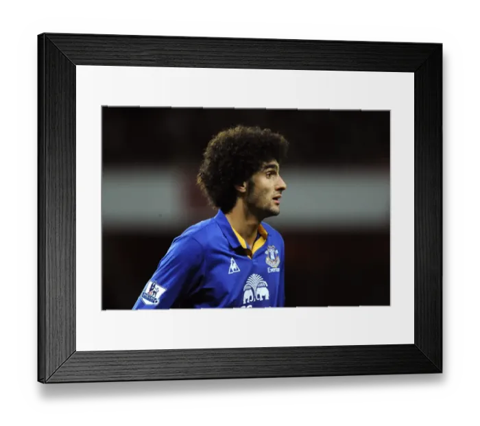 Framed Print : Tense Battle: Marouane Fellaini at Emirates Stadium - Arsenal vs. Everton, Barclays Premier League (10 December 2011) Framed Print : Tense Battle: Marouane Fellaini at Emirates Stadium - Arsenal vs. Everton, Barclays Premier League (10 December 2011)