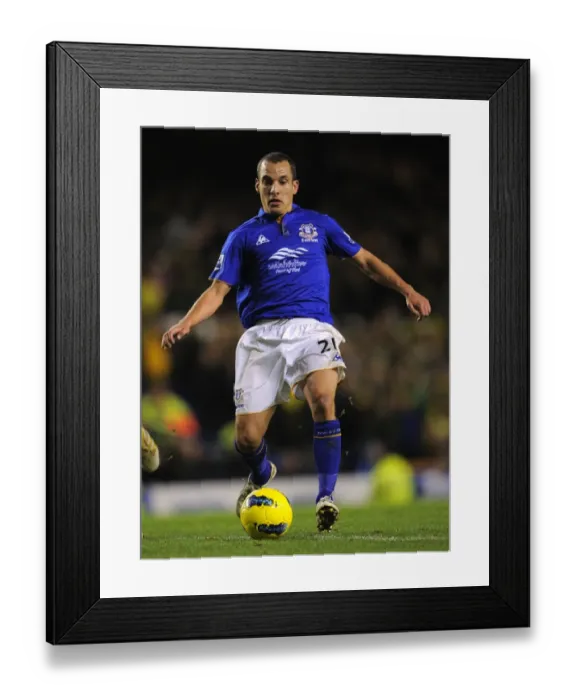 Framed Print : Leon Osman's Stunning Goal: Everton's Victory Over Norwich City (17 December 2011, Goodison Park) Framed Print : Leon Osman's Stunning Goal: Everton's Victory Over Norwich City (17 December 2011, Goodison Park)