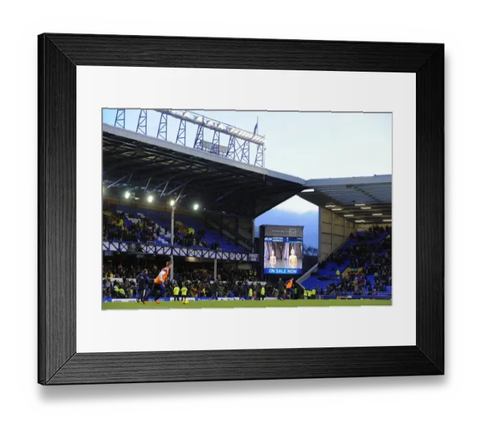 Framed Print : Everton vs. Norwich City: Premier League Showdown at Goodison Park (17 December 2011) - Pre-Game View Framed Print : Everton vs. Norwich City: Premier League Showdown at Goodison Park (17 December 2011) - Pre-Game View