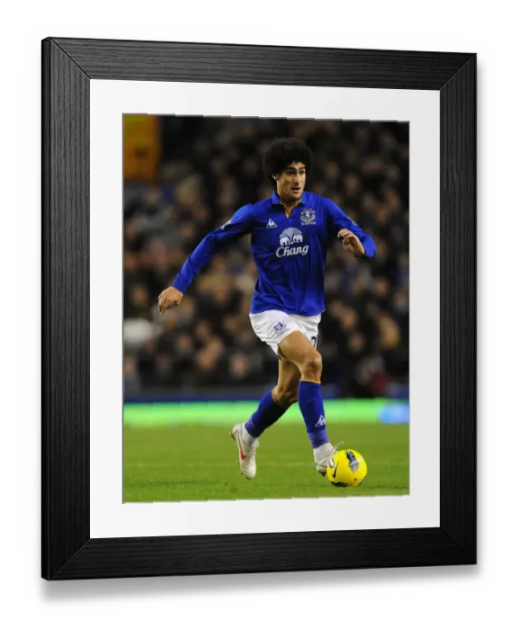 Framed Print : Marouane Fellaini in Action: Everton vs Swansea City (Premier League, 21 December 2011) Framed Print : Marouane Fellaini in Action: Everton vs Swansea City (Premier League, 21 December 2011)