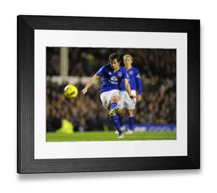 Framed Print : Leighton Baines Glorious Goal Attempt: Everton vs Swansea City, Barclays Premier League - Goodison Park Framed Print : Leighton Baines Glorious Goal Attempt: Everton vs Swansea City, Barclays Premier League - Goodison Park