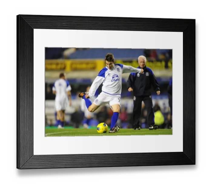 Framed Print : Seamus Coleman: Everton's Star Player Readies for Premier League Showdown against Swansea City at Goodison Park (21 December 2011)