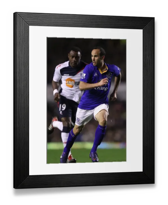 Framed Print : Landon Donovan at Goodison Park: Everton vs. Bolton Wanderers, Barclays Premier League (04 January 2012) Framed Print : Landon Donovan at Goodison Park: Everton vs. Bolton Wanderers, Barclays Premier League (04 January 2012)