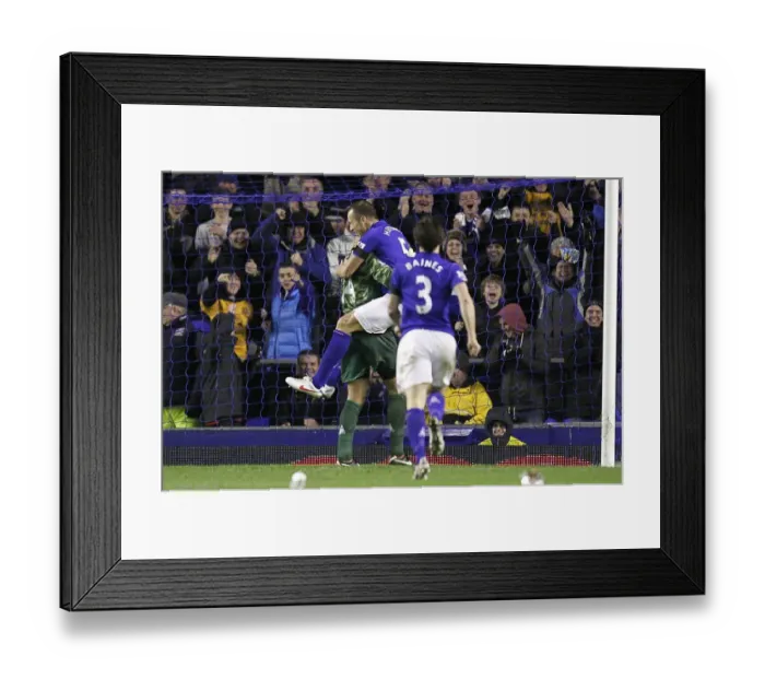 Framed Print : Tim Howard's Shocking Goal: Everton's Unforgettable 1-0 Victory Over Bolton Wanderers (04 January 2012)