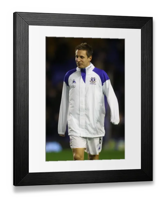 Framed Print : Phil Jagielka in Action: Everton vs. Bolton Wanderers, Barclays Premier League (04 January 2012, Goodison Park) Framed Print : Phil Jagielka in Action: Everton vs. Bolton Wanderers, Barclays Premier League (04 January 2012, Goodison Park)