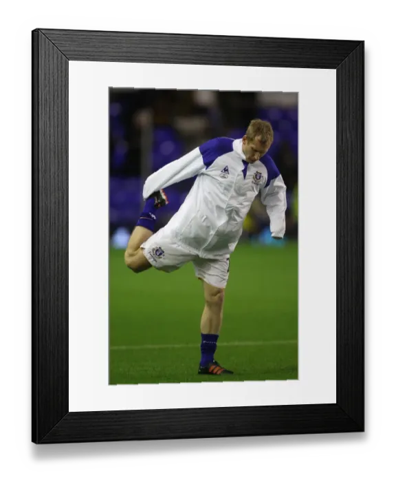 Framed Print : Tony Hibbert in Action: Everton vs. Bolton Wanderers, Barclays Premier League (2012) Framed Print : Tony Hibbert in Action: Everton vs. Bolton Wanderers, Barclays Premier League (2012)