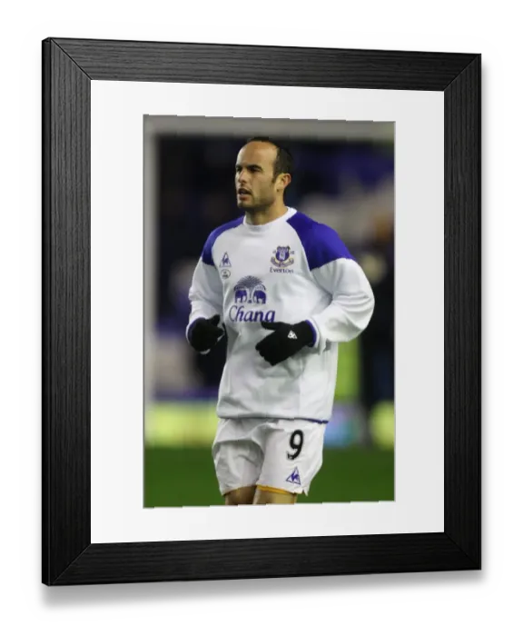 Framed Print : Landon Donovan in Action: Everton vs. Bolton Wanderers (04 January 2012) Framed Print : Landon Donovan in Action: Everton vs. Bolton Wanderers (04 January 2012)
