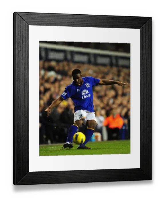 Framed Print : Victor Anichebe's Unforgettable Display: Everton's Thrilling Victory at White Hart Lane vs. Tottenham Hotspur (11 January 2012) Framed Print : Victor Anichebe's Unforgettable Display: Everton's Thrilling Victory at White Hart Lane vs. Tottenham Hotspur (11 January 2012)