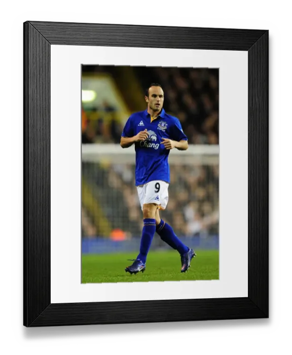 Framed Print : Landon Donovan in Action: Everton vs. Tottenham Hotspur, Premier League Clash (11 January 2012, White Hart Lane)
