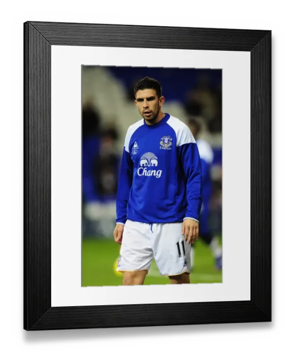 Framed Print : Denis Stracqualursi Scores the Game-Winning Goal for Everton against Tottenham Hotspur in the Barclays Premier League (11 January 2012) Framed Print : Denis Stracqualursi Scores the Game-Winning Goal for Everton against Tottenham Hotspur in the Barclays Premier League (11 January 2012)