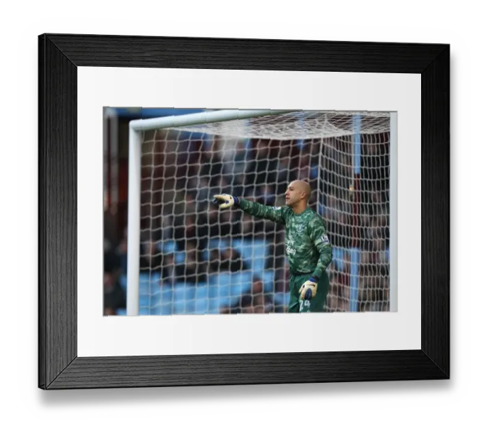 Framed Print : Tim Howard in Action: Everton vs. Aston Villa, Premier League Showdown (14 January 2012) Framed Print : Tim Howard in Action: Everton vs. Aston Villa, Premier League Showdown (14 January 2012)