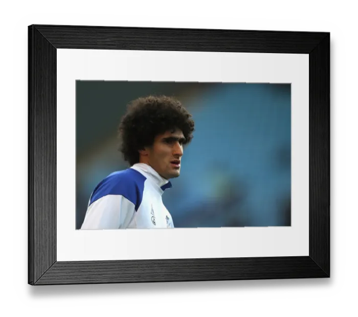 Framed Print : Marouane Fellaini in Action: Everton vs. Aston Villa, Premier League Rivalry (14 January 2012) Framed Print : Marouane Fellaini in Action: Everton vs. Aston Villa, Premier League Rivalry (14 January 2012)