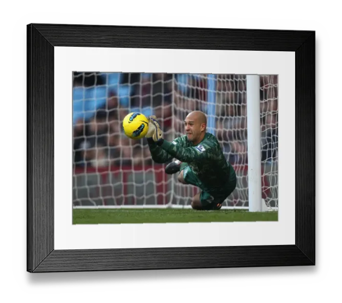Framed Print : Tim Howard's Spectacular Save: Everton's Victory Against Aston Villa in Barclays Premier League (14 January 2012) Framed Print : Tim Howard's Spectacular Save: Everton's Victory Against Aston Villa in Barclays Premier League (14 January 2012)