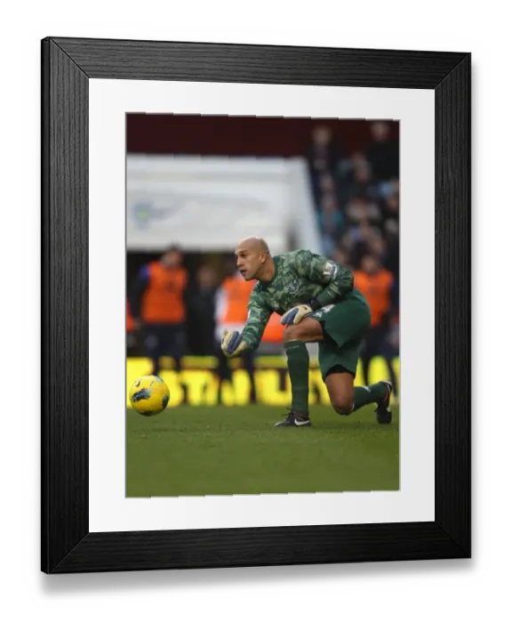 Framed Print : Tim Howard in Action: Everton vs. Aston Villa, Premier League (January 14, 2012) Framed Print : Tim Howard in Action: Everton vs. Aston Villa, Premier League (January 14, 2012)