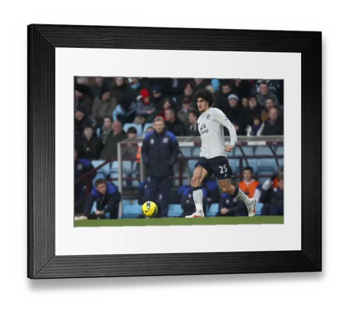 Framed Print : Marouane Fellaini: Thunderous Performance at Everton vs. Aston Villa, Barclays Premier League (14 January 2012) Framed Print : Marouane Fellaini: Thunderous Performance at Everton vs. Aston Villa, Barclays Premier League (14 January 2012)