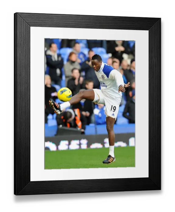 Framed Print : Magaye Gueye in Action: Everton vs. Blackburn Rovers, Premier League (21 January 2012, Goodison Park) Framed Print : Magaye Gueye in Action: Everton vs. Blackburn Rovers, Premier League (21 January 2012, Goodison Park)
