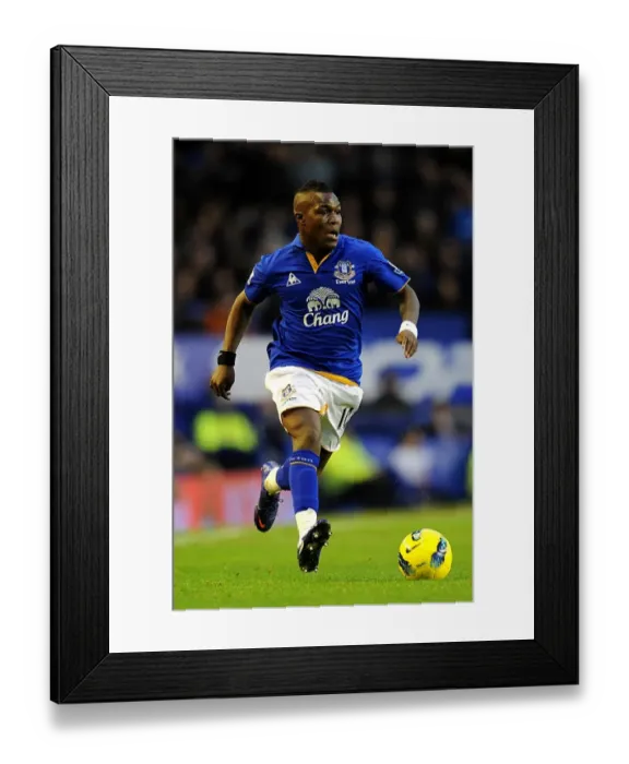 Framed Print : Everton vs Blackburn Rovers: Premier League Clash at Goodison Park (January 2012) - Royston Drenthe's Debut Framed Print : Everton vs Blackburn Rovers: Premier League Clash at Goodison Park (January 2012) - Royston Drenthe's Debut