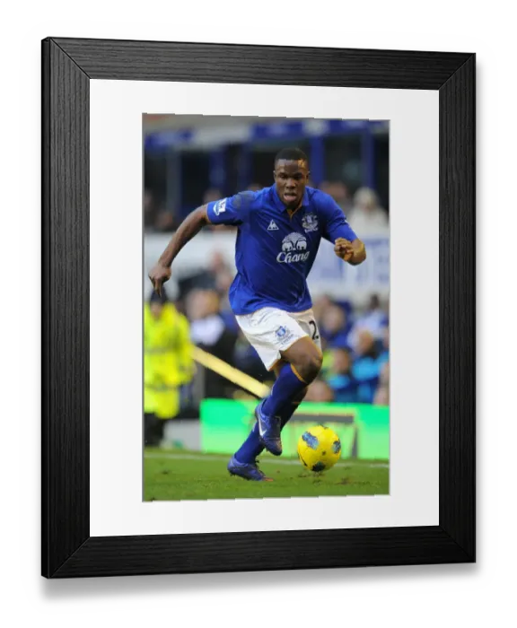 Framed Print : Victor Anichebe's Thrilling Performance: Everton vs Blackburn Rovers in the Barclays Premier League Framed Print : Victor Anichebe's Thrilling Performance: Everton vs Blackburn Rovers in the Barclays Premier League