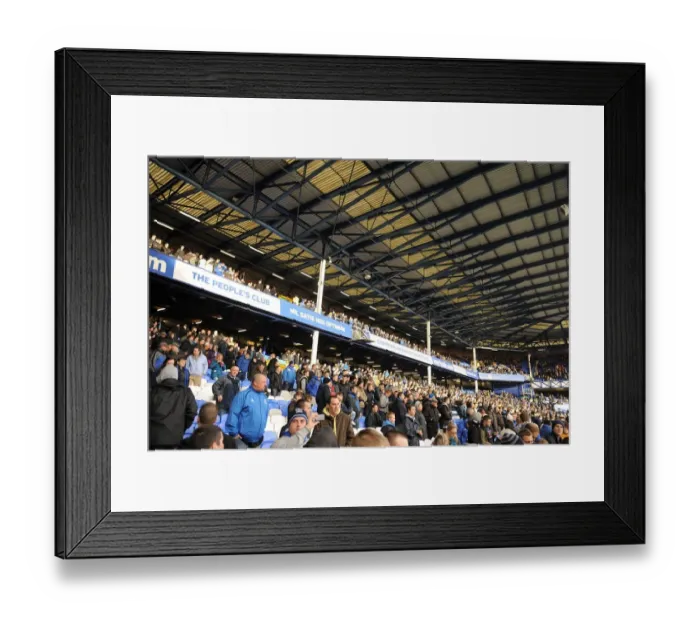 Framed Print : A Sea of Passionate Everton FC Fans at Goodison Park Before the Everton vs. Blackburn Rovers Match (Premier League 2012) Framed Print : A Sea of Passionate Everton FC Fans at Goodison Park Before the Everton vs. Blackburn Rovers Match (Premier League 2012)
