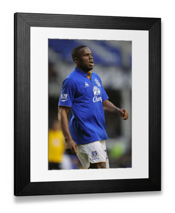Framed Print : Victor Anichebe's Thrilling Goal: Everton vs. Blackburn Rovers, Premier League (21 January 2012, Goodison Park) Framed Print : Victor Anichebe's Thrilling Goal: Everton vs. Blackburn Rovers, Premier League (21 January 2012, Goodison Park)
