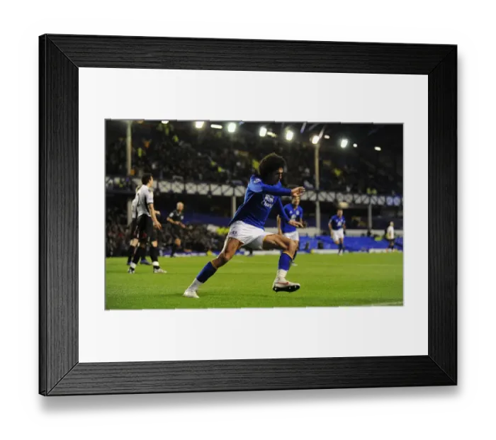 Framed Print : Marouane Fellaini's Double: Everton's FA Cup Victory Celebration (January 2012) Framed Print : Marouane Fellaini's Double: Everton's FA Cup Victory Celebration (January 2012)