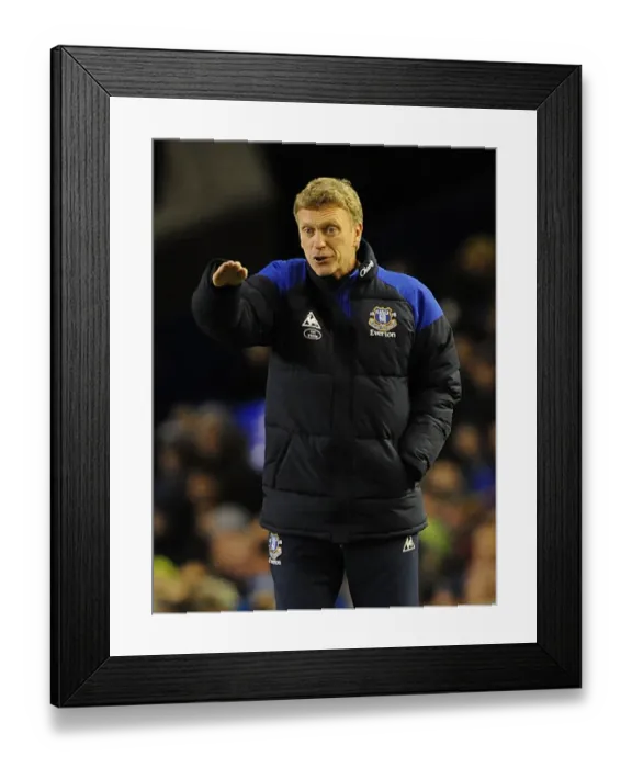 Framed Print : David Moyes Directs Everton Against Fulham in FA Cup Fourth Round at Goodison Park Framed Print : David Moyes Directs Everton Against Fulham in FA Cup Fourth Round at Goodison Park