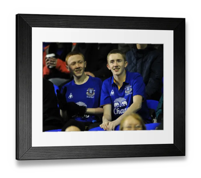 Framed Print : Everton FC: Unwavering Support of Faithful Fans at Goodison Park during FA Cup Clash vs. Fulham (January 2012) Framed Print : Everton FC: Unwavering Support of Faithful Fans at Goodison Park during FA Cup Clash vs. Fulham (January 2012)