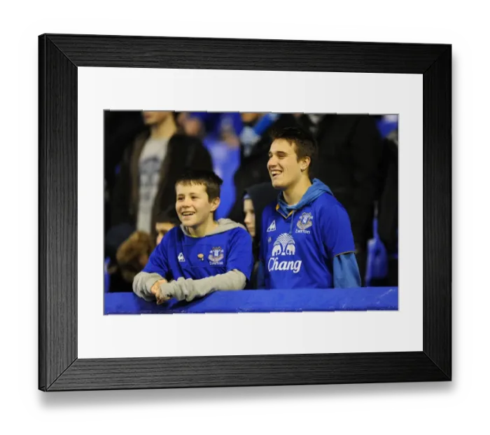 Framed Print : Roaring Everton Crowd at Goodison Park during FA Cup Fourth Round Match vs Fulham (January 2012) Framed Print : Roaring Everton Crowd at Goodison Park during FA Cup Fourth Round Match vs Fulham (January 2012)