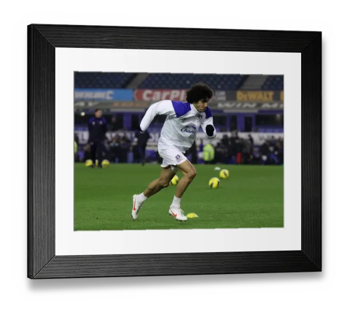 Framed Print : Marouane Fellaini's Epic Showdown: Everton vs Manchester City, Barclays Premier League, Goodison Park (31 January 2012) Framed Print : Marouane Fellaini's Epic Showdown: Everton vs Manchester City, Barclays Premier League, Goodison Park (31 January 2012)