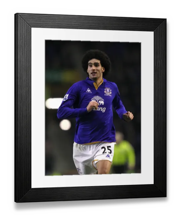 Framed Print : Marouane Fellaini's Unforgettable Show: Everton vs Manchester City (31 January 2012, Goodison Park) Framed Print : Marouane Fellaini's Unforgettable Show: Everton vs Manchester City (31 January 2012, Goodison Park)