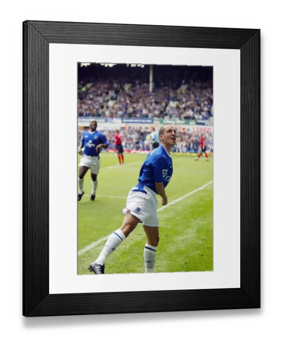 Framed Print : 28 08 04 Job No 04082801 Barclays Premiership Everton v