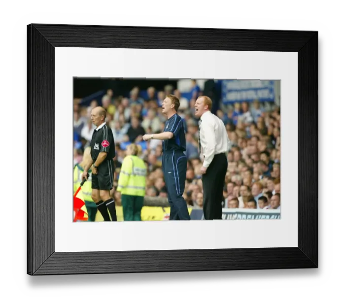 Framed Print : Everton vs. West Bromich Albion, Barclays Premiership, Goodison Park - August 28, 2004 (David Moyes) Framed Print : Everton vs. West Bromich Albion, Barclays Premiership, Goodison Park - August 28, 2004 (David Moyes)