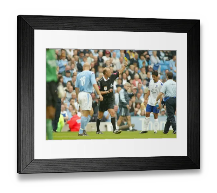 Framed Print : Tim Cahill at City of Manchester Stadium: Manchester Derby - Everton vs Manchester City, September 11, 2004 Framed Print : Tim Cahill at City of Manchester Stadium: Manchester Derby - Everton vs Manchester City, September 11, 2004
