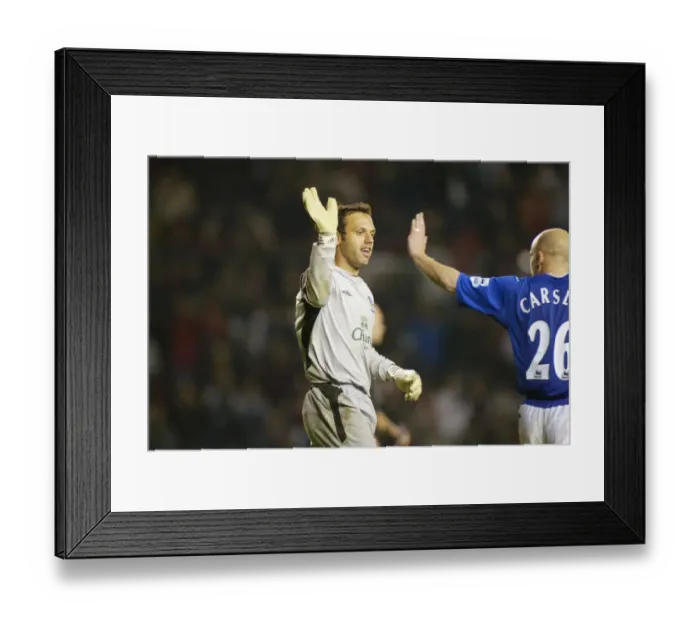 Framed Print : Key Moments: Richard Wright's Celebration in Bristol City's 2004-05 Carling Cup 2nd Round Victory over Everton at Ashton Gate Framed Print : Key Moments: Richard Wright's Celebration in Bristol City's 2004-05 Carling Cup 2nd Round Victory over Everton at Ashton Gate